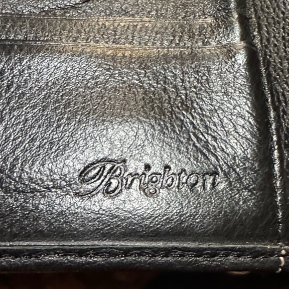 Brighton Black Leather Crossbody with Silver Heart Accent - Picture 4 of 7